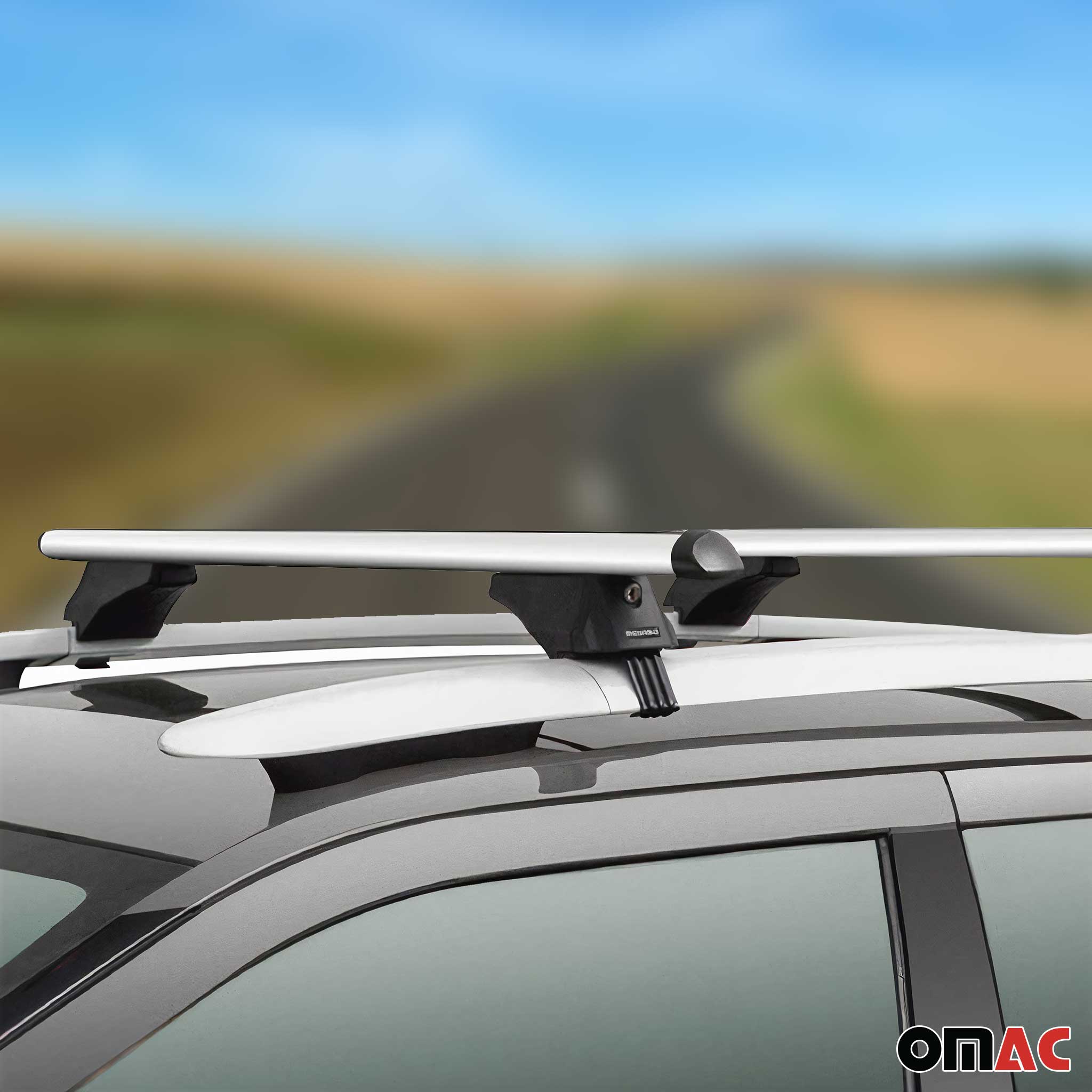 Tiger Barres de toit transversales pour Audi A4 B9 Allroad 2015-2019 Gris