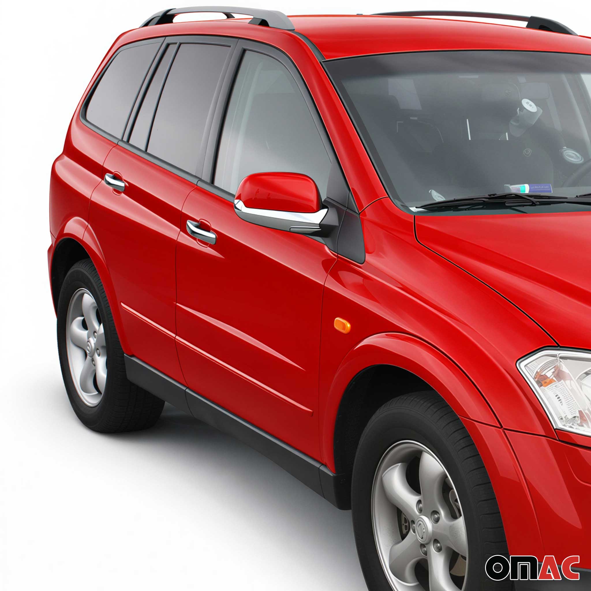 Couverture de poignée de porte pour Ssangyong Kyron 2007-2014 en Acier Inox