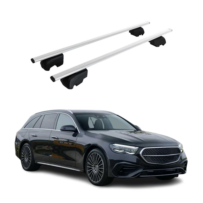 Barres de toit Transversales pour Mercedes E-Klasse S213 2017-2020 ABE Gris