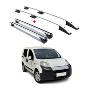 Barres de toit trans+long pour Fiat Fiorino Citroen Nemo Peugeot Bipper 2007-22