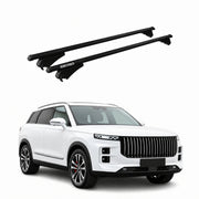 Menabo Barres de toit pour Jaecoo 8 2025-2026 Noir Aluminium 2 Pièces