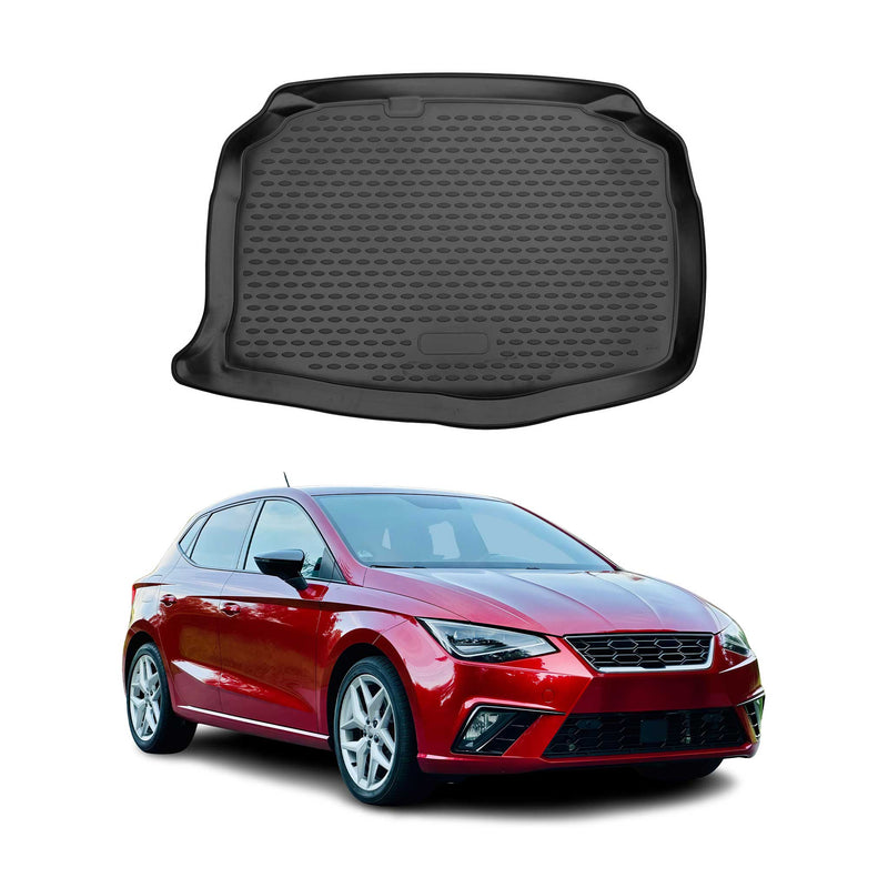 Tapis de Coffre pour Seat Ibiza 2017-2021 TPE Noir