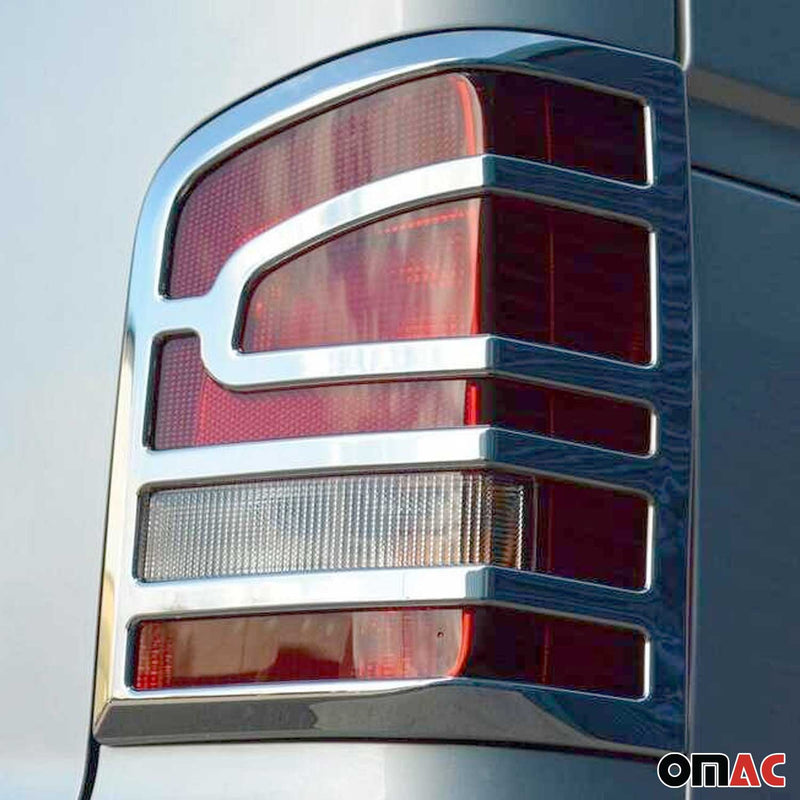 Cadre De Feu Stop Arrière Pour VW T5 Transporter 2010-2015 en ABS Chromé