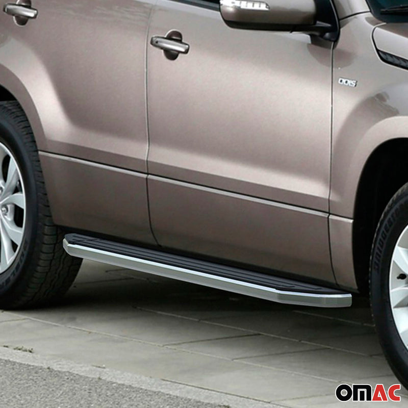 Marchepieds Latéraux pour Suzuki Grand Vitara 2005-2016 ABE en Aluminium