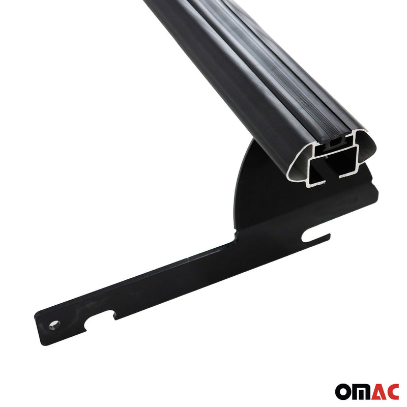 Barres de toit transversales pour Ford Ecosport 2013-2022 Aluminium Noir