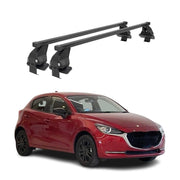Barres Transversales Menabo pour Mazda 2 2014-2020 Noir