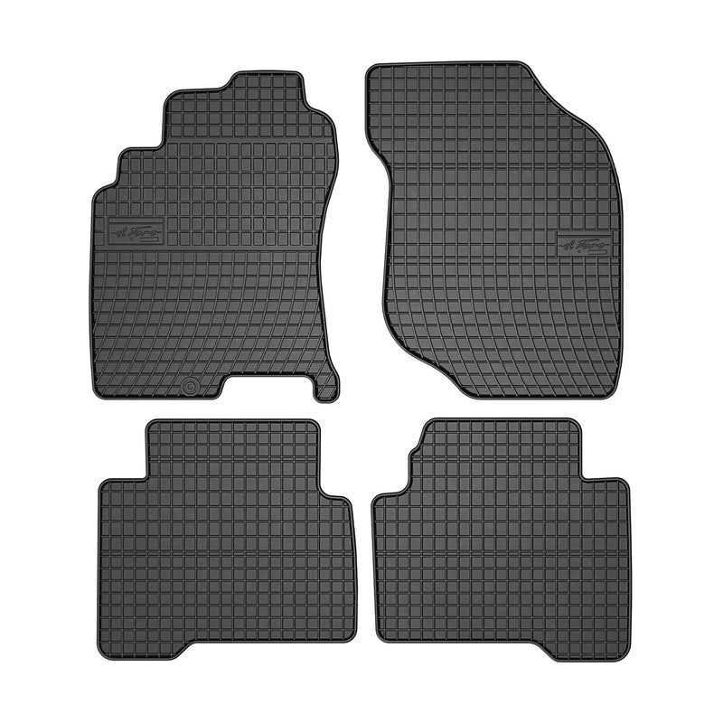 Tapis de Sol pour Nissan X-Trail 2001-2008 Caoutchouc Noir