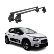 Menabo Barres de toit transversales pour Citroën C3 IV 2024-2026 Acier Noir 2x