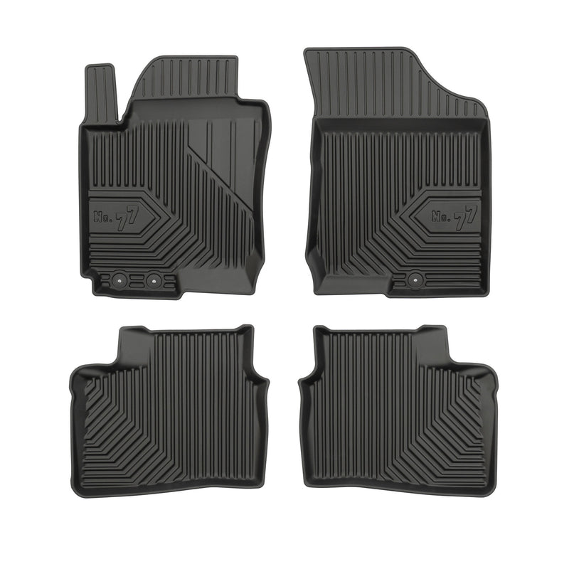 Tapis de Sol de Voiture pour Hyundai i30 I HB 2007-2012 TPE Imperméable 4Pcs