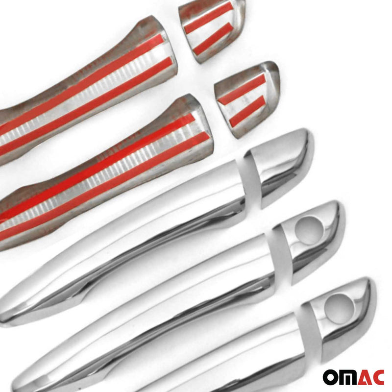 Couverture de poignée de porte pour Citroen Jumpy 2016-2025 chromé double porte