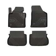 Tapis de Sol de Voiture pour VW Caddy III 2003-2020 TPE Antidérapant Noir 4Pcs