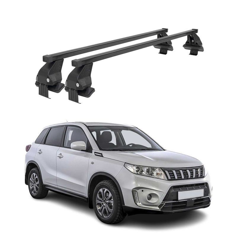 Barres Transversales Menabo pour Suzuki Vitara 2015-2020 Noir