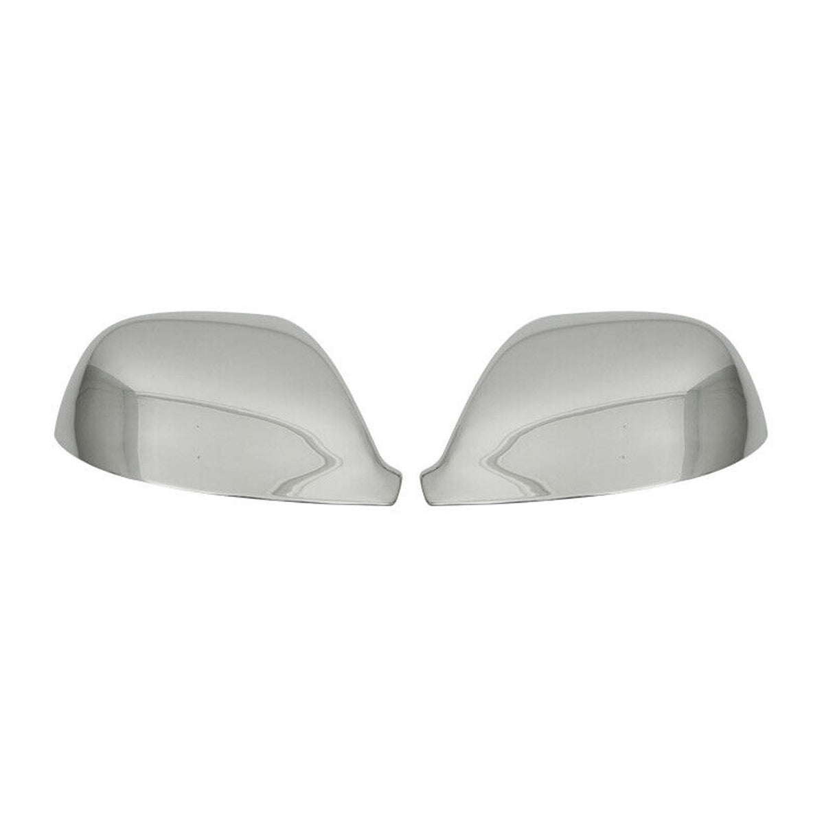 Coques de Rétroviseurs pour VW T6 T6.1 Transporter 2015-2024 Acier Chromé Argent