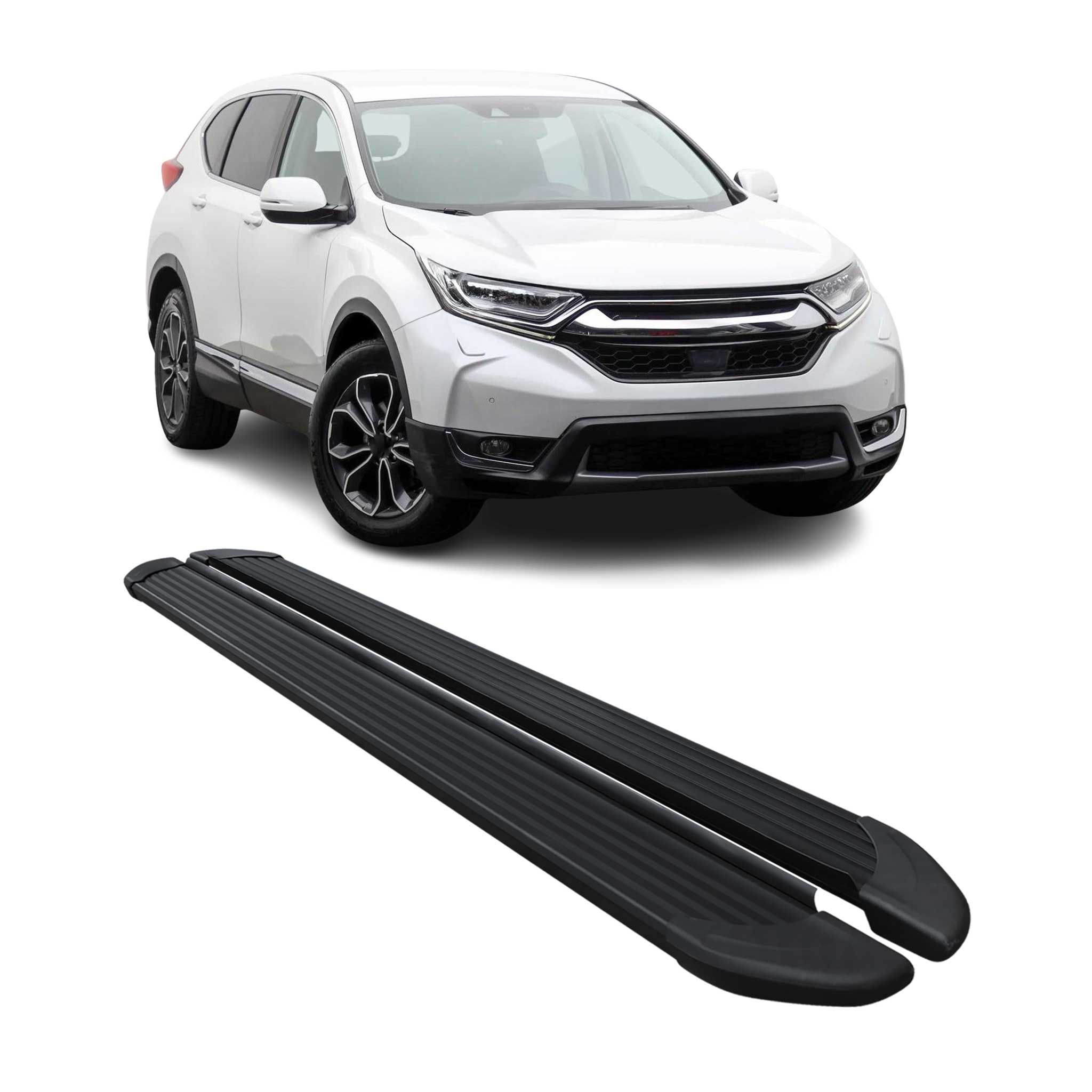 Marchepieds Latéraux pédale pour Honda CR-V 2017-2021 Noir Aluminium 2Pcs