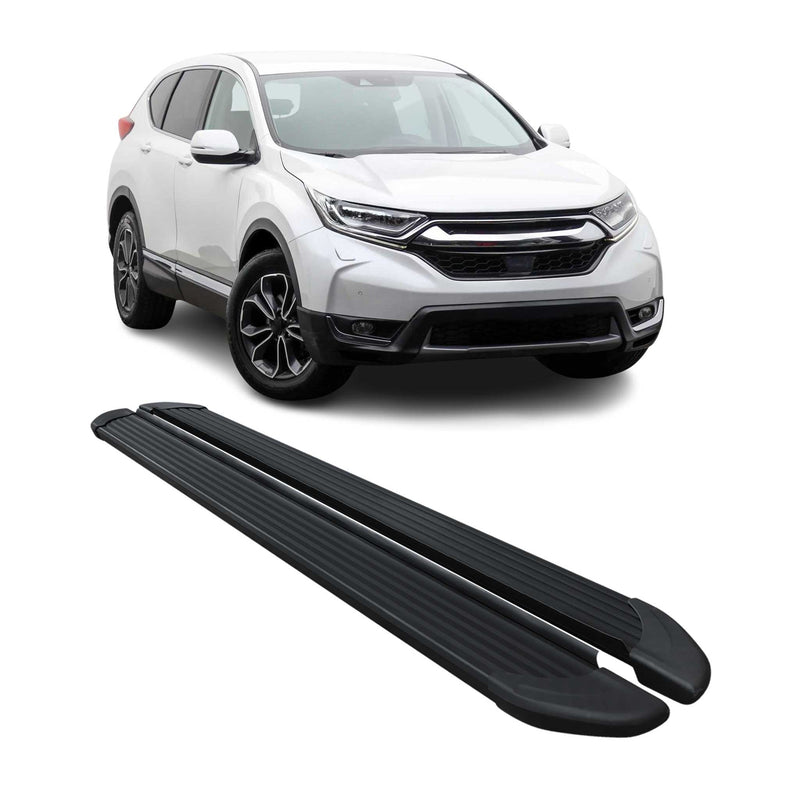 Marchepieds Latéraux pédale pour Honda CR-V 2016-2021 Noir Aluminium 2Pcs