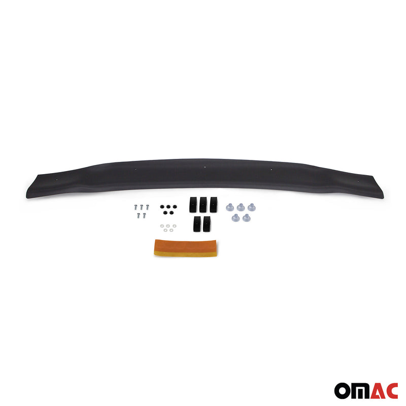 Deflecteurs d'air capot de voiture pour Mitsubishi L200 1996-2006 Acrylique Noir