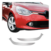 Cadres de Phares avant (inférieure) Renault Clio IV 2012-2016 Inoxydable Chromé