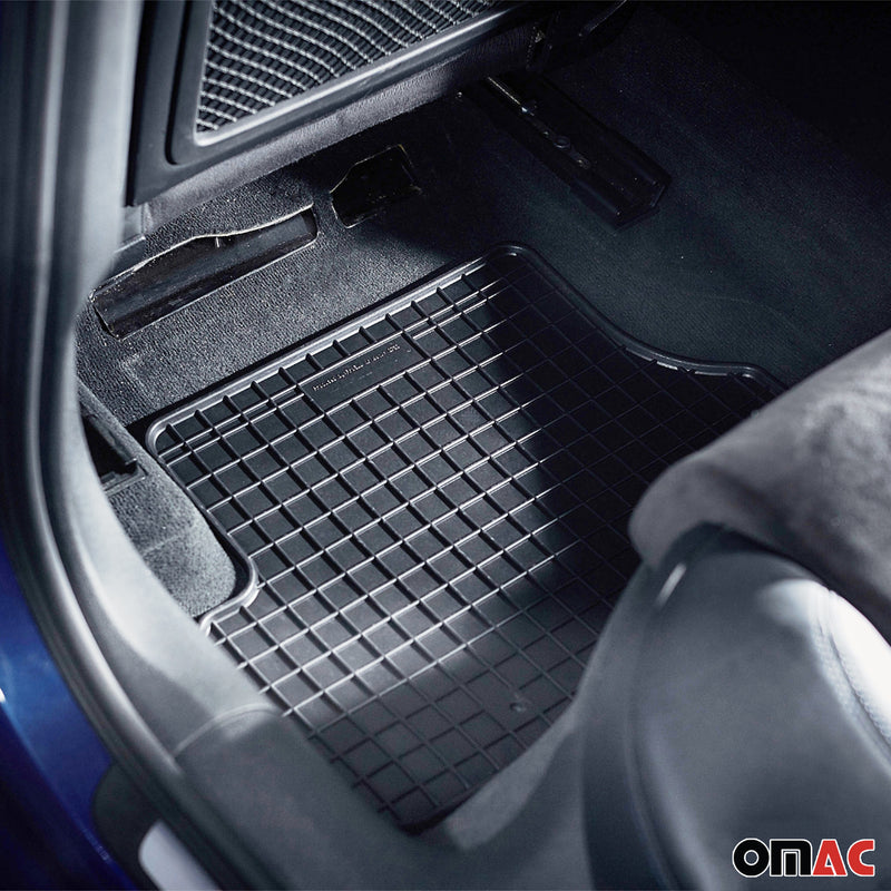 OMAC Tapis de Sol pour Volvo S40 1995-2004 Caoutchouc Noir