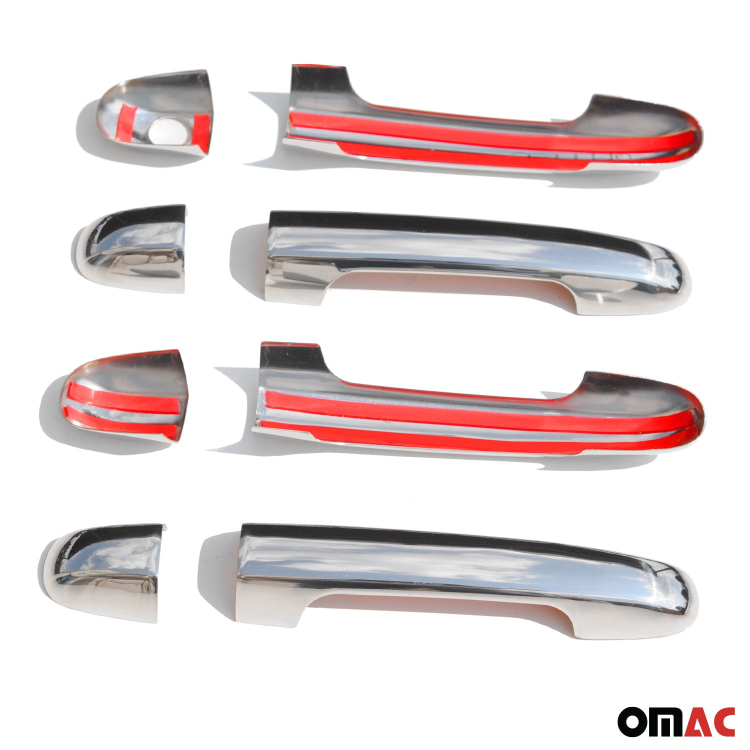 Couverture Poignée de porte pour Hyundai i20 2008-2014 4 portes Acier inox 8Pcs