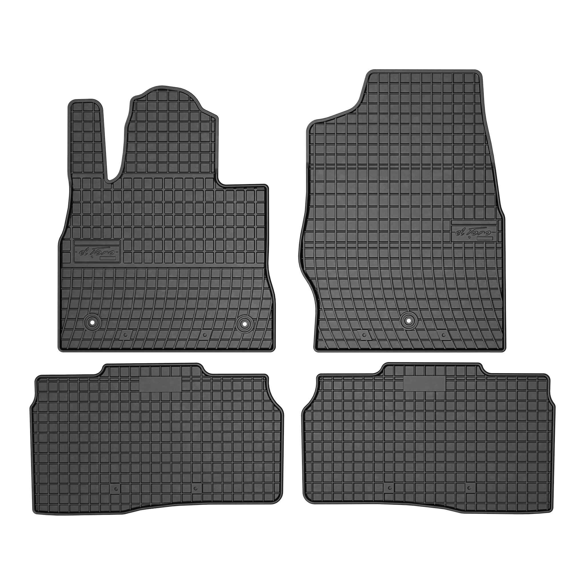 OMAC Tapis de Sol pour Ford Explorer 2020-2026 Caoutchouc Noir