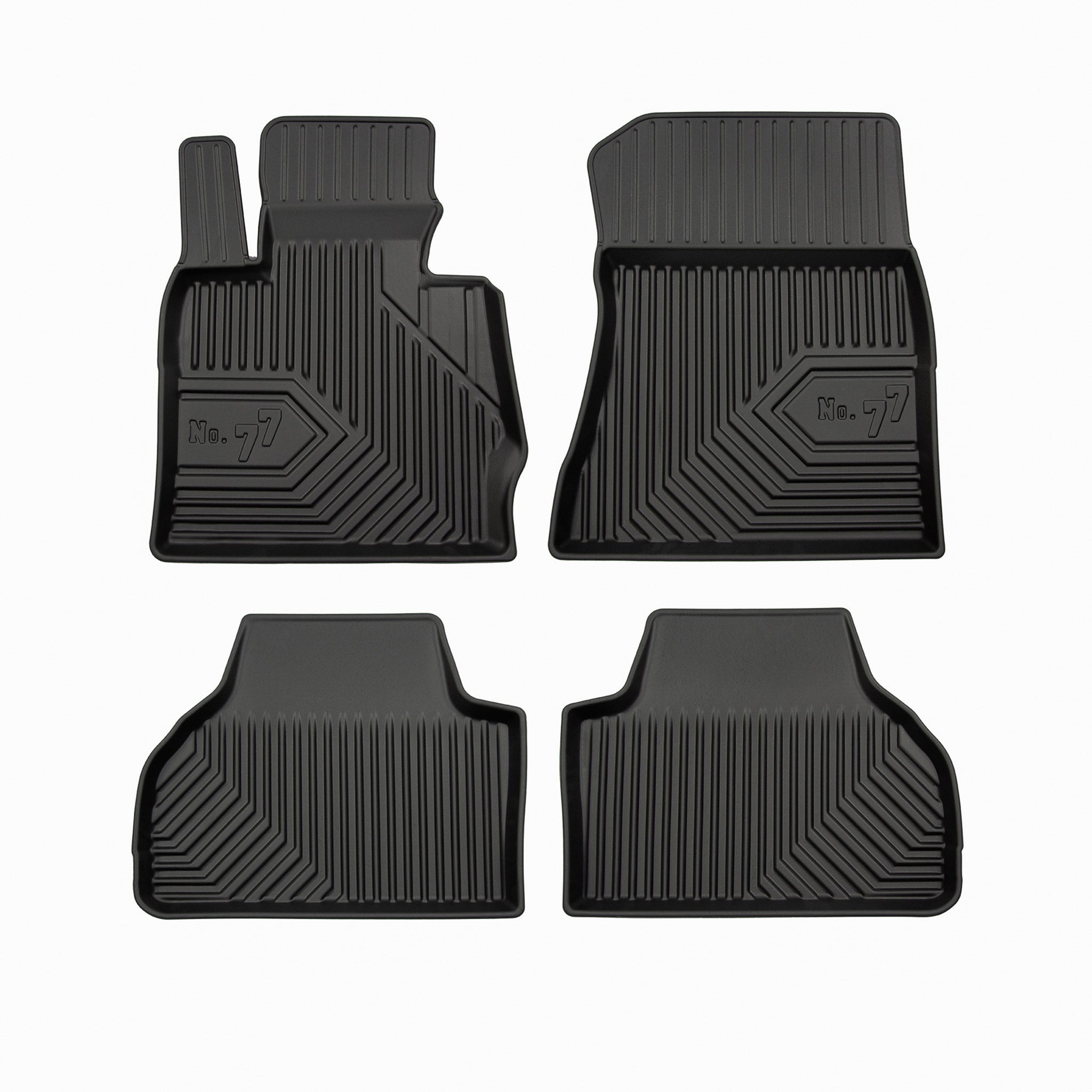 Tapis de Sol de Voiture pour BMW X4 F26 2014-2018 TPE Antidérapant Noir 4Pcs