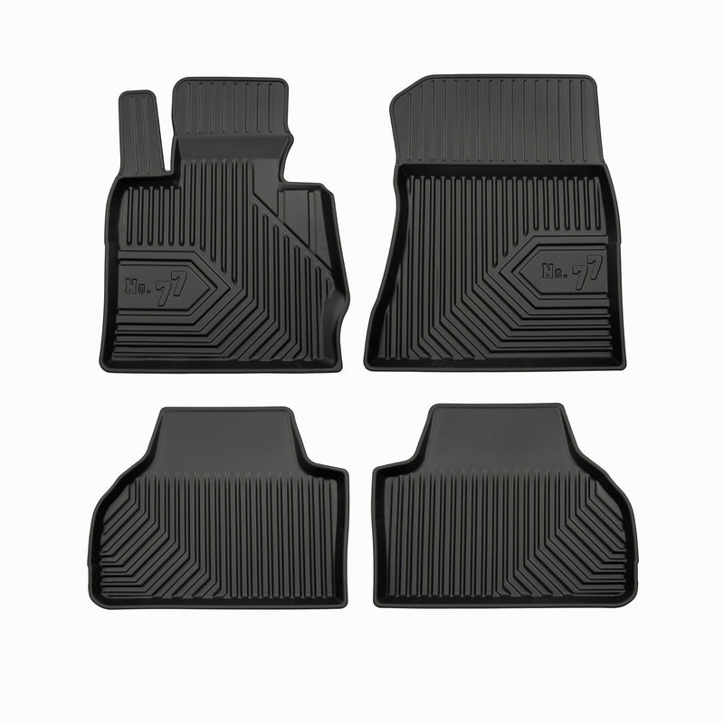 Tapis de Sol de Voiture pour BMW X4 F26 2014-2018 TPE Antidérapant Noir 4Pcs