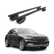 Barres de toit Transversales pour Genesis GV60 2022-2026 ABE Aluminium Noir