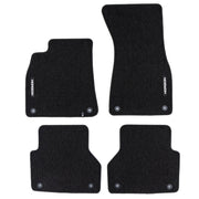 Tapis de Sol de Voiture pour Audi A7 Sportback II 2018-2026 Velours Noir 4Pcs