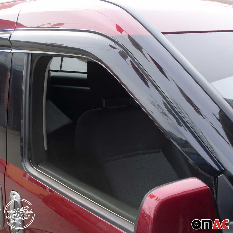 Déflecteurs De Vent Pluie D'air pour Ford Tourneo Courier 2014-2023 Acryl 4Pcs
