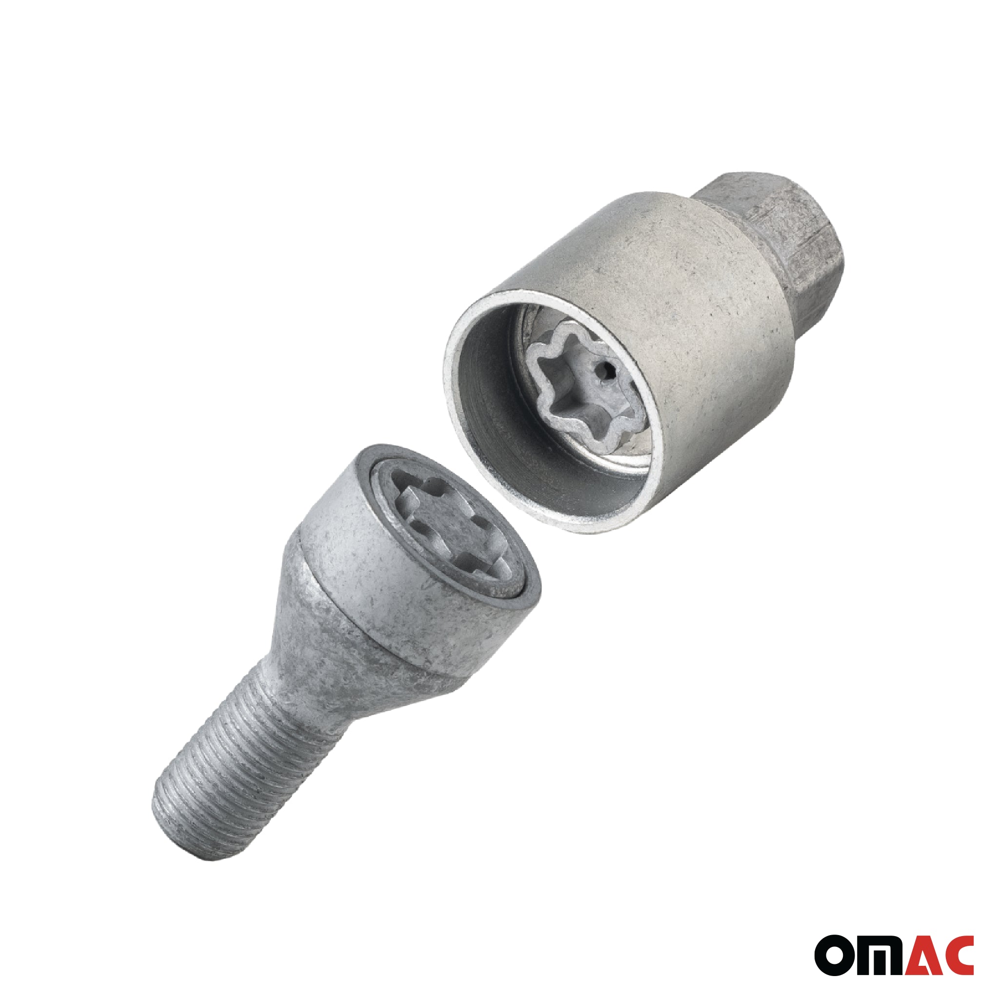 Vis de roue antivol pour Jeep Avenger dès 2023 Acier Gris lot de 4 M12X1,25