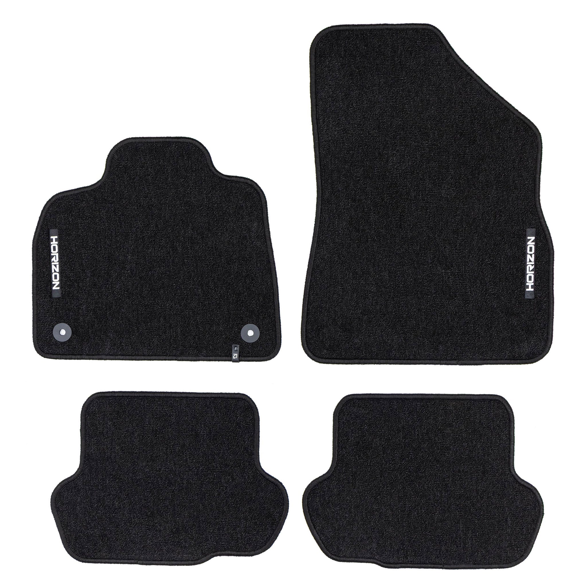 Tapis de Sol de Voiture pour Citroen DS5 2011-2015 Velours Imperméable 4Pcs