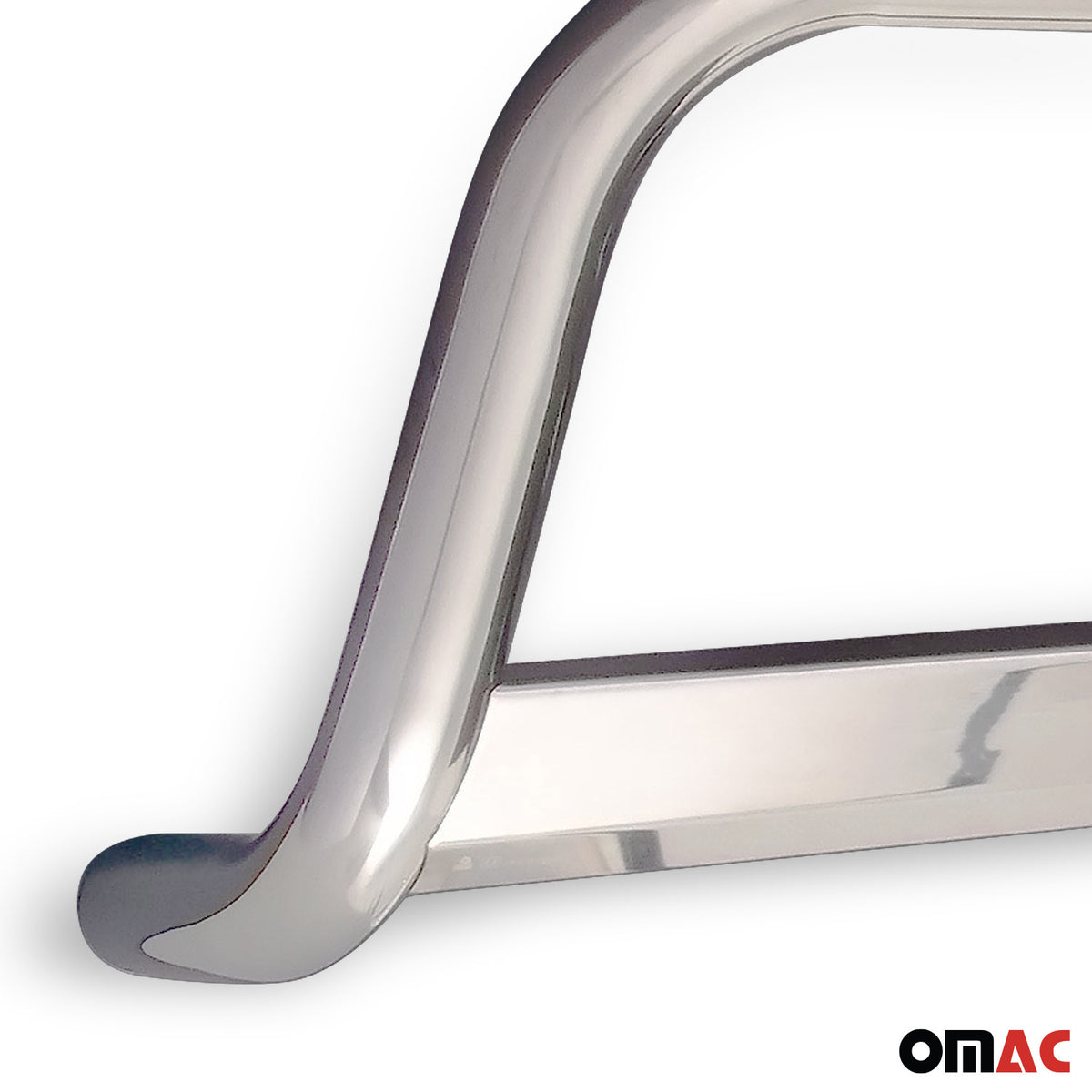 Pare-Buffle Avant Pour Dacia Duster 2021-2026 Ø63mm Acier Inoxydable Argent