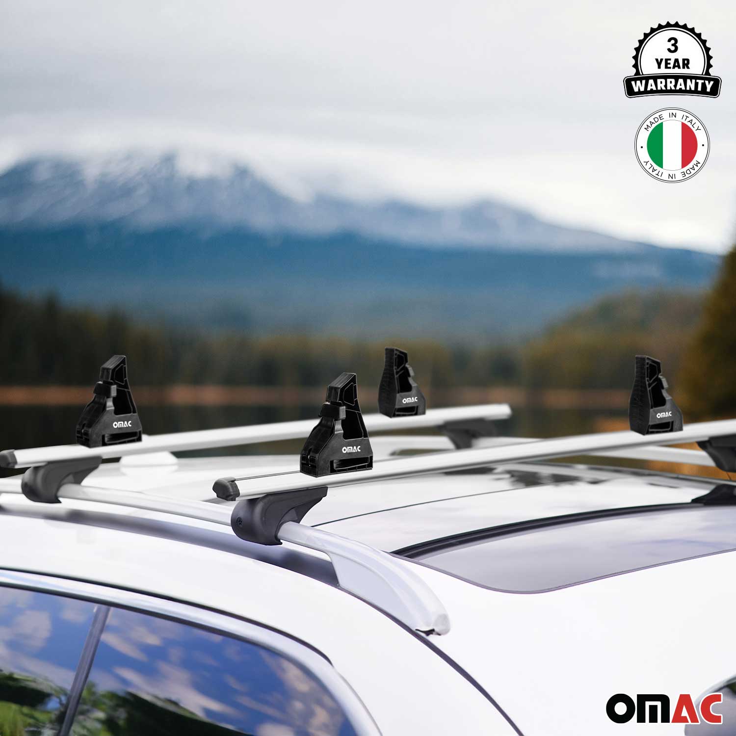 Butée Cale de chargement réglable a Verrouillage Facile pour porte-bagages 4Pcs