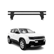 2023-2024 Jeep Avenger Menabo Barres de toit Transversales Noir 2x