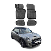 OMAC Tapis de sol pour MINI Cabriolet F55 F56 F57 2014-2024 en caoutchouc Noir