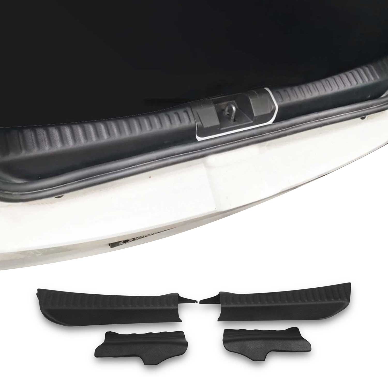 Protection Seuil Coffre Pare-Chocs pour Dacia Sandero 3 2021-2025 ABS