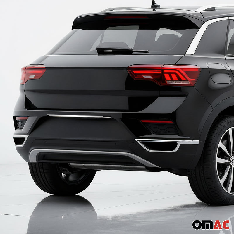 Garniture de Hayon Coffre pour Volkswagen T-Roc Pre-fl 2017-2022 acier inox