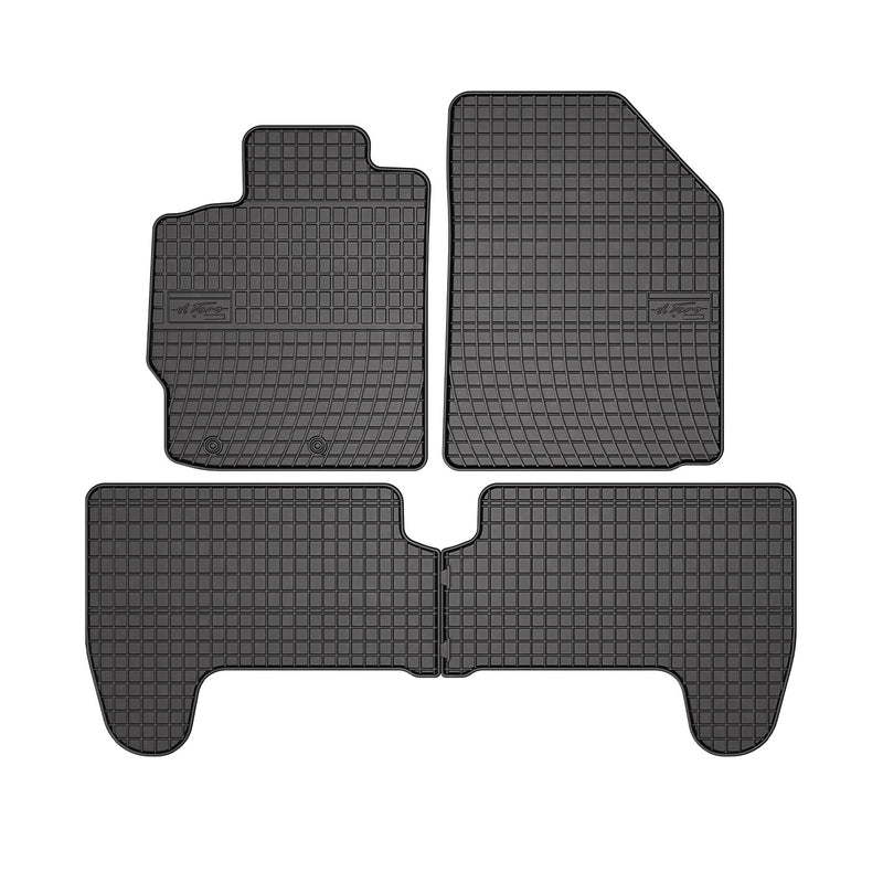 Tapis de Sol pour Toyota Yaris 2005-2011 Caoutchouc Noir