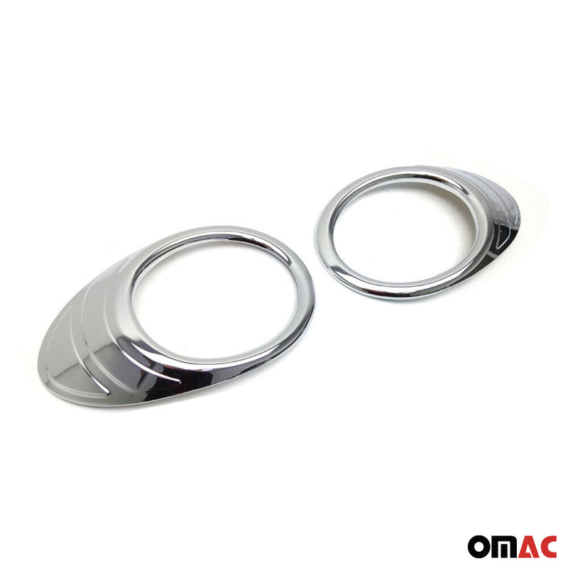 Cadres de Phares Antibrouillard avant pour Peugeot Partner 2008-2012 ABS Chromé