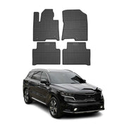 OMAC Tapis de Sol pour Kia Sorento Hybrid PHEV 2020-2024 Caoutchouc Noir 4x