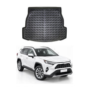 Tapis de coffre pour Toyota RAV4 2018-2025 Noir 3D en Caoutchouc TPE