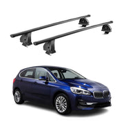 Barres de toit transversales acier pour Bmw Serie 2 Active Tourer F45 2014-2021