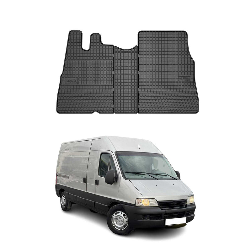 Tapis de Sol pour Fiat Ducato II 1994-2006 Convient à 1ème rangée Noir