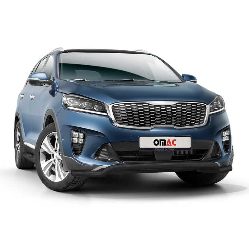 Pare-Buffle Avant Pour Kia Sorento 2017-2020 Acier Inoxydable Noir