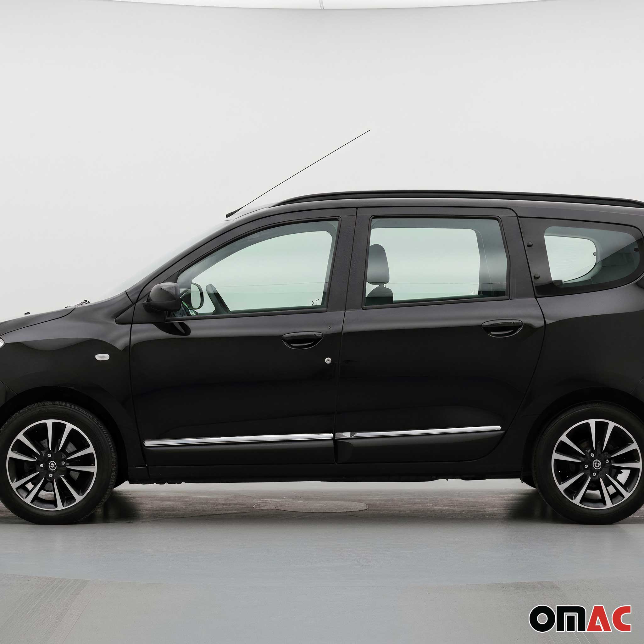 Garniture Baguette de porte latérale pour Dacia Lodgy en acier inoxydable 4Pcs