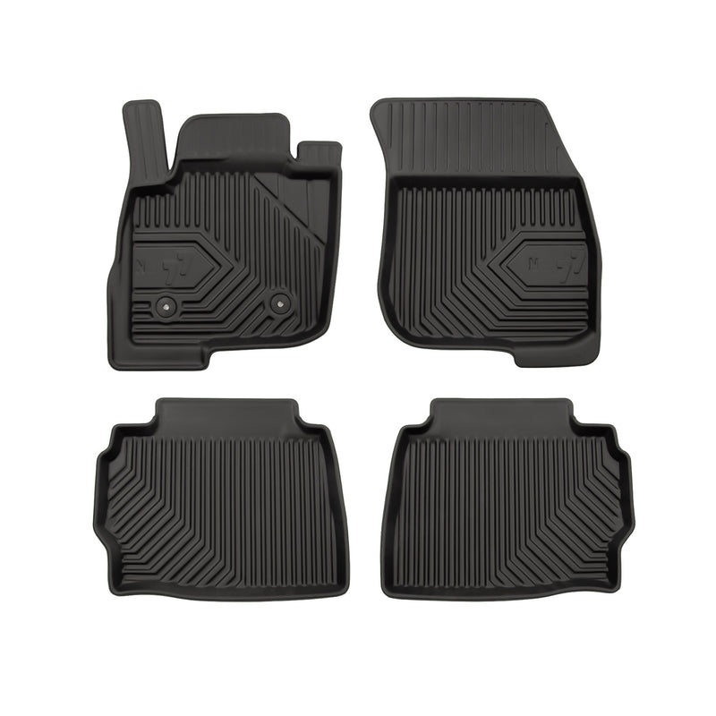 Tapis de Sol de Voiture pour Ford Mondeo V 2014-2022 TPE Antidérapant Noir 4Pcs