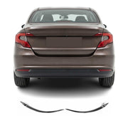 Cadres de Réflecteurs Arrière pour Fiat Tipo Berline 2015-2026 acier foncé 2 Pcs