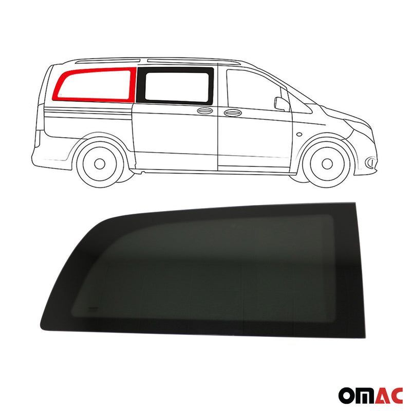 Vitre de Porte pour Mercedes Vito W447 2014-2024 L2 Arrière Droit Verre fixe