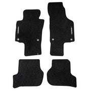 Tapis de Sol de Voiture pour VW Golf Plus 2005-2014 Velours Imperméable 4Pcs