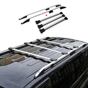 Kit Barres de toit pour VW T5 T6 Transporter Alu Gris L2 Empattement Long 5x